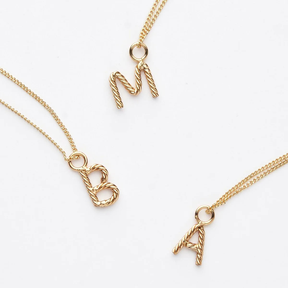 18K Gold Plated Aspen Necklace | Select Initial