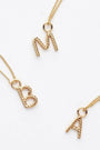 18K Gold Plated Aspen Necklace | Select Initial