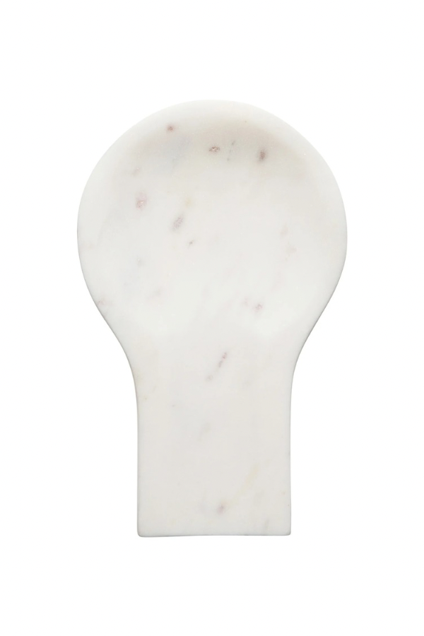 White Marble Spoon Rest