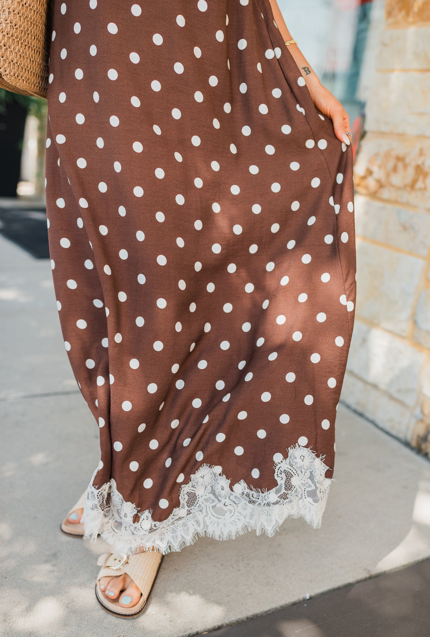Colette Dress | Polka Dot Espresso