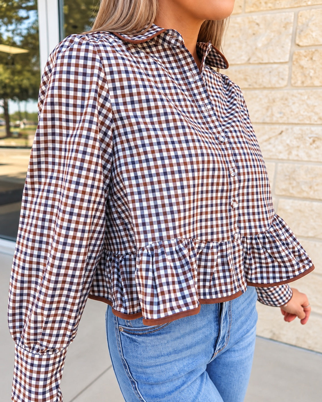 Madison Top | Gingham