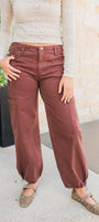 Mirage Cargo Jeans | Cherry Cola