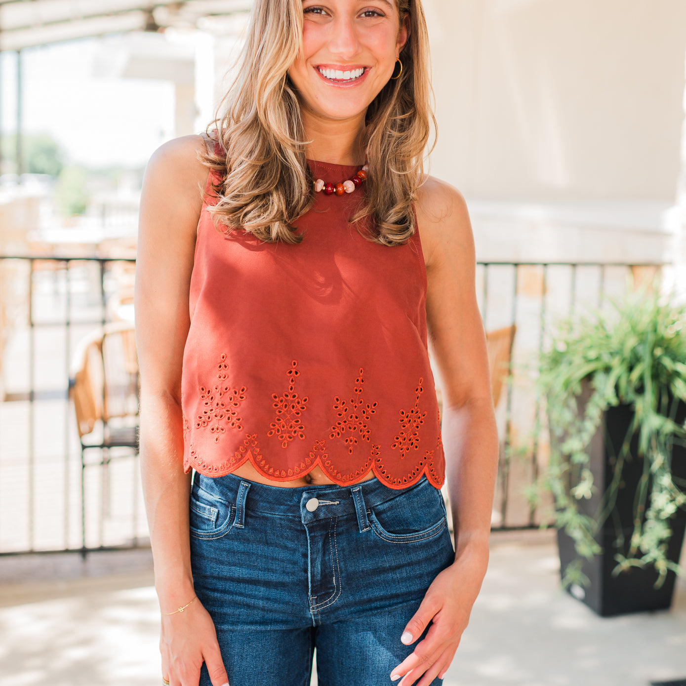 Karington Top | Rust