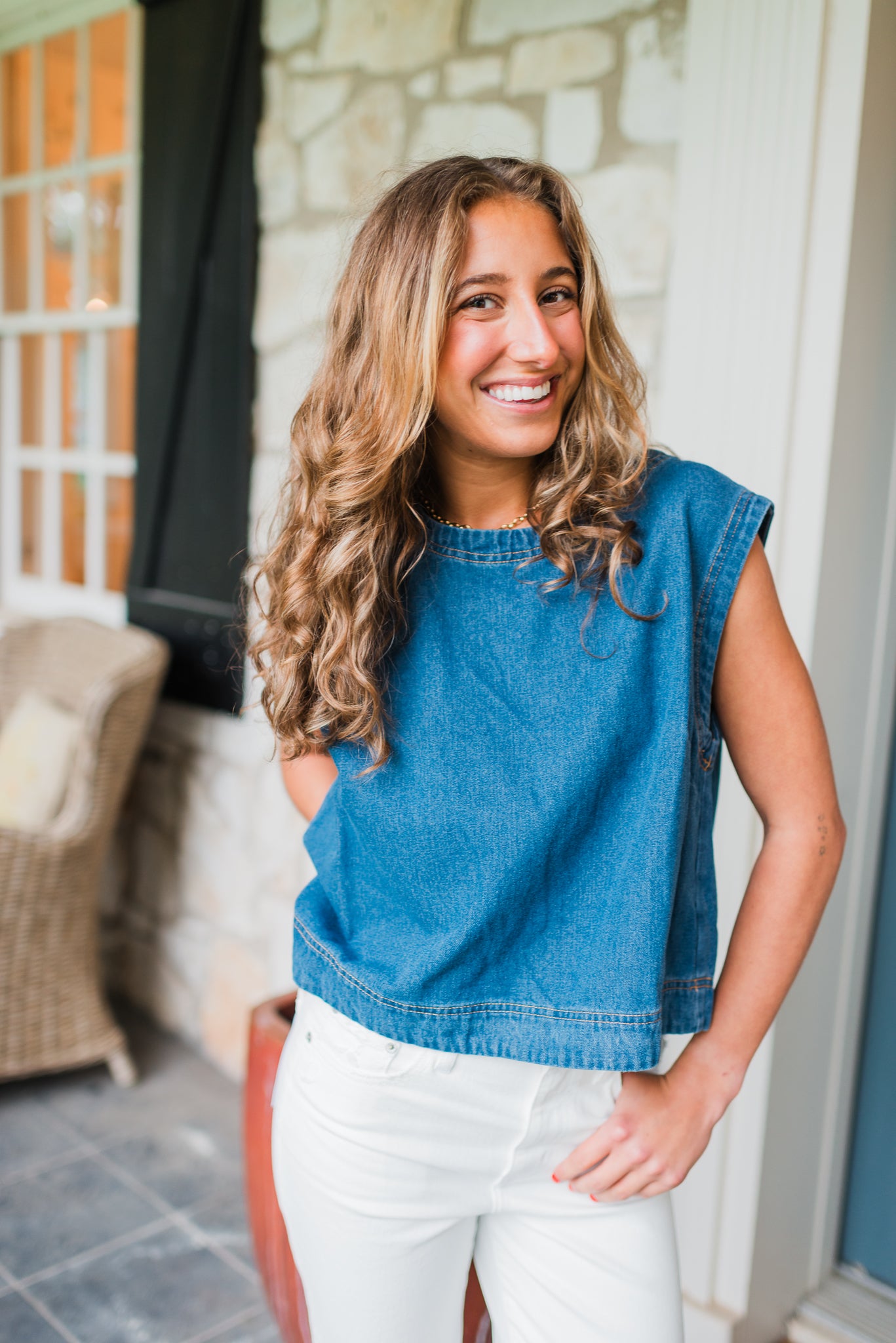 Kristen Top | Denim