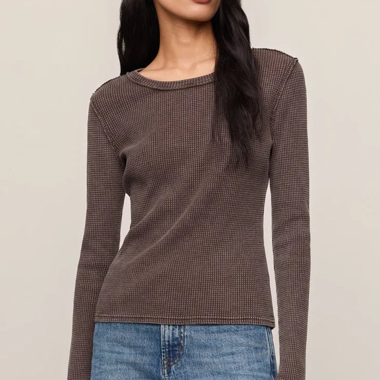 Arlet Mini Thermal Top | Dark Chocolate