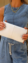 Everly Crossbody | Metallic Pearl