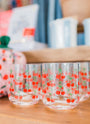 Drinking Glass | Cherries