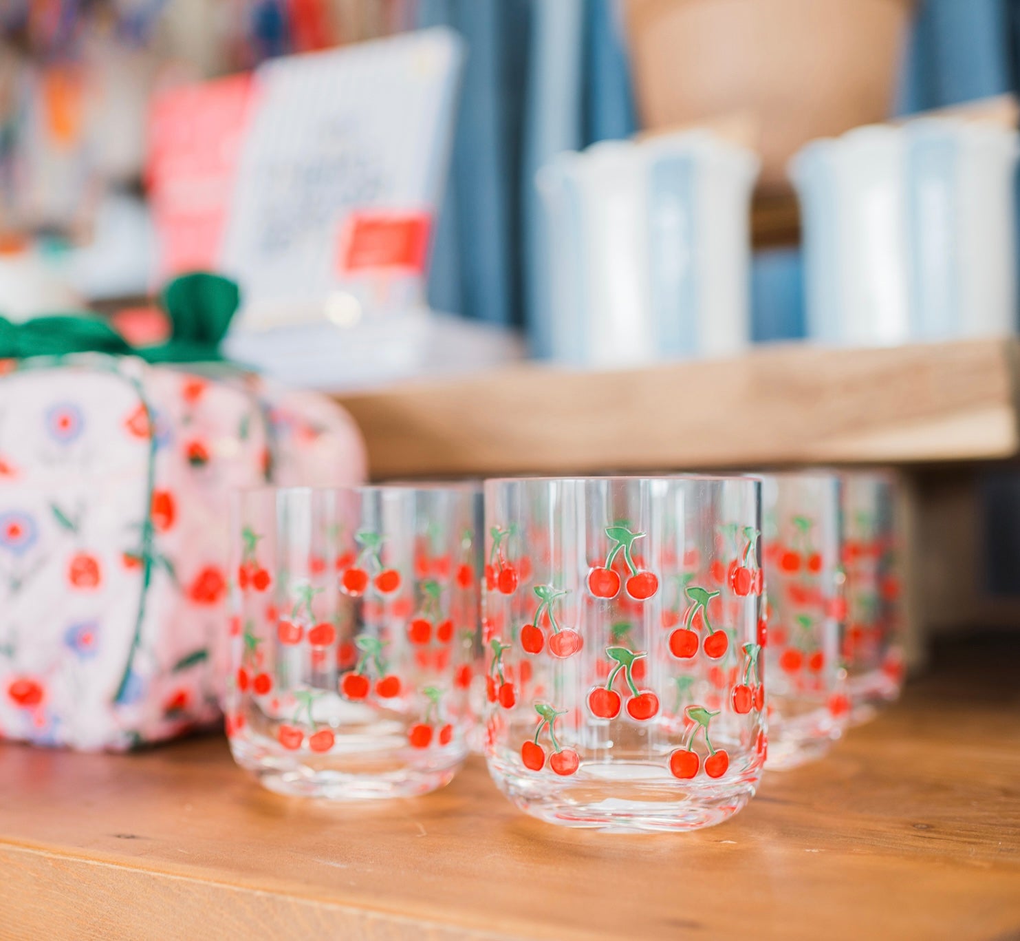Drinking Glass | Cherries