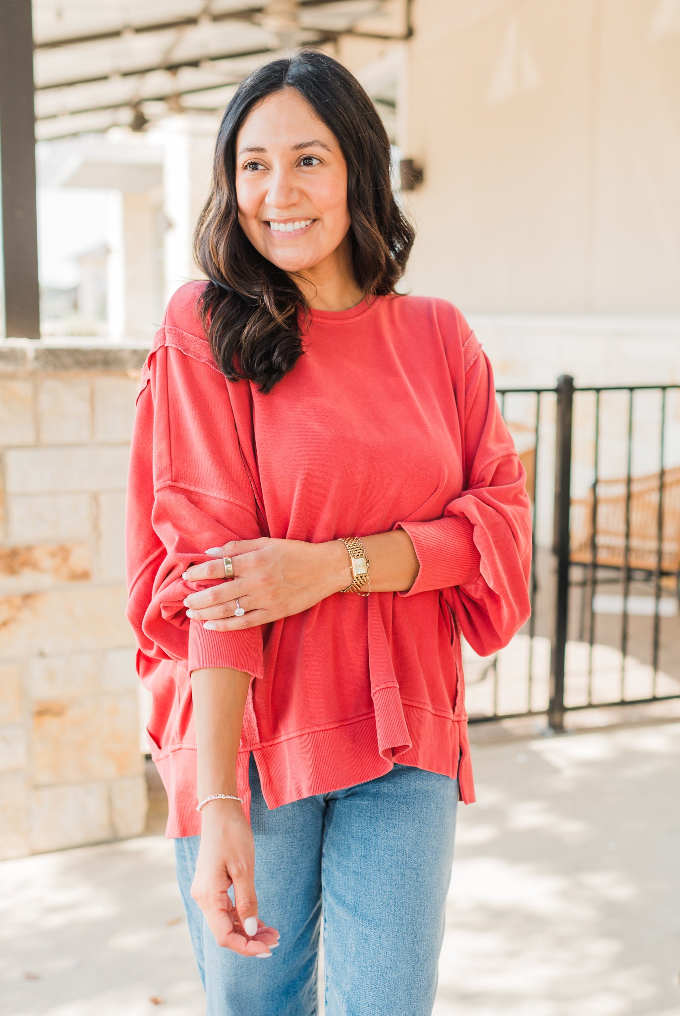 Maris Sweatshirt | Red
