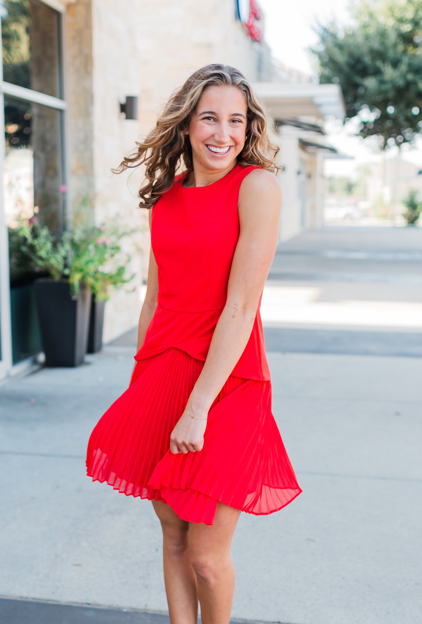 Reagan Dress | Red