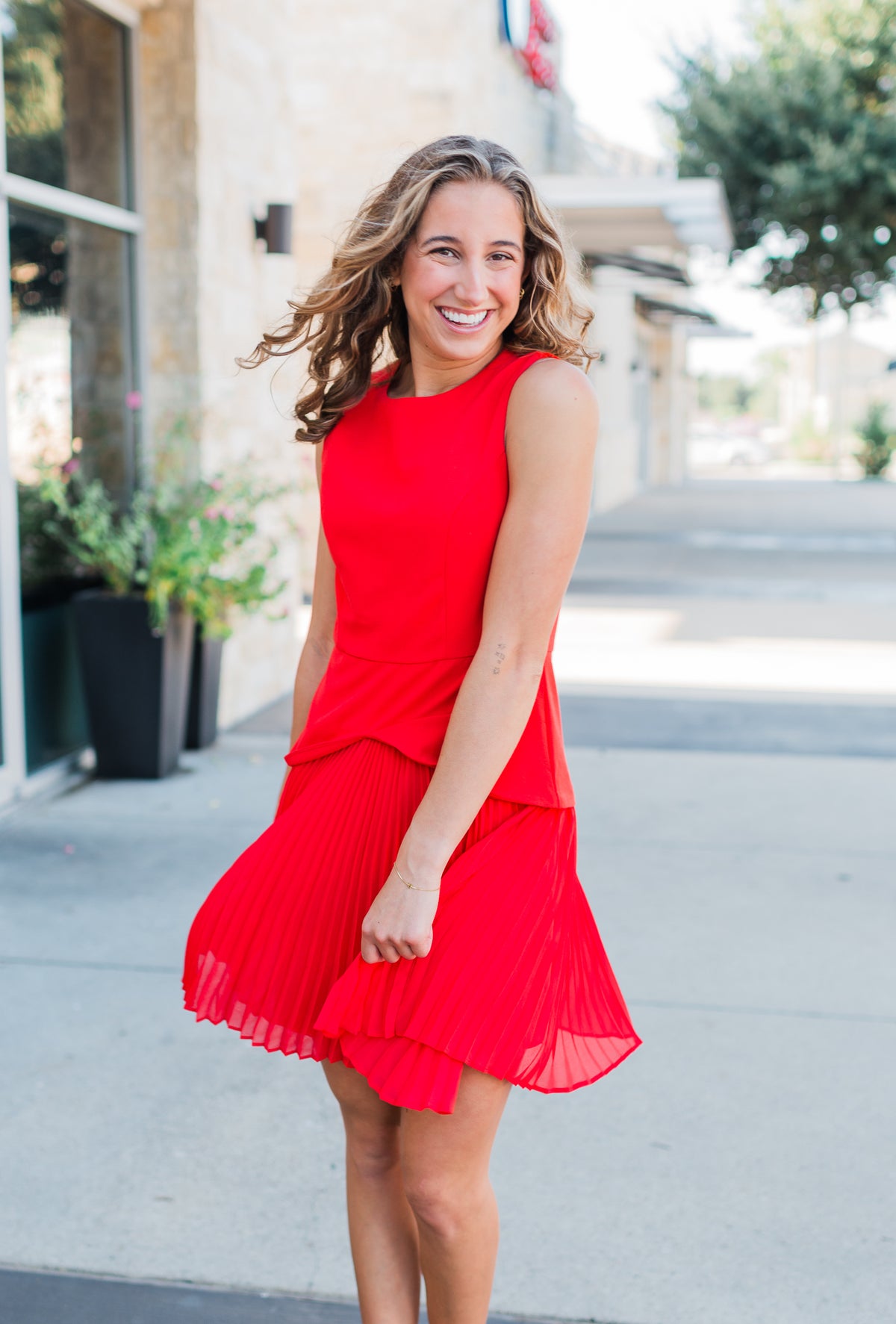 Reagan Dress | Red