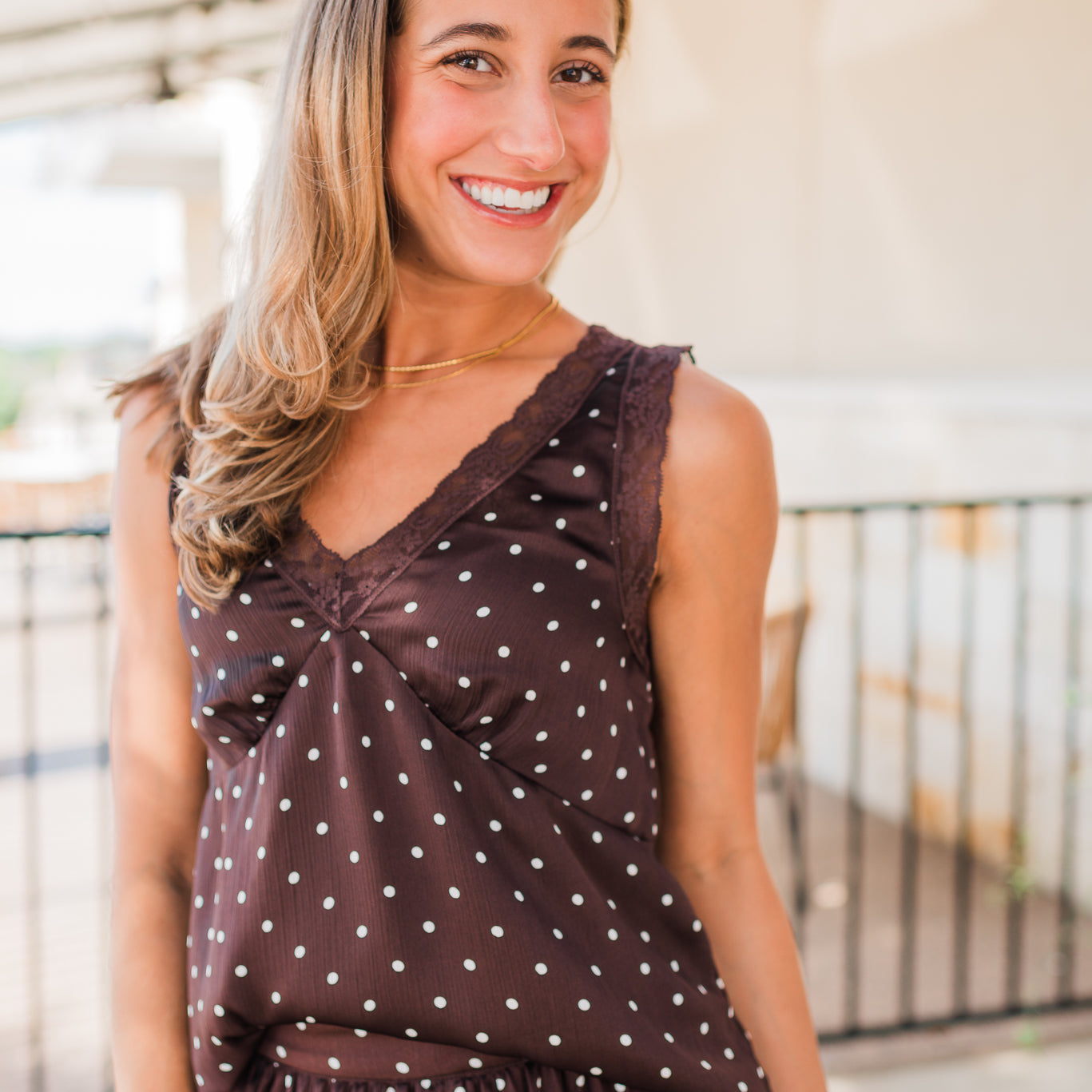 Kensington Tank | Polka Dot