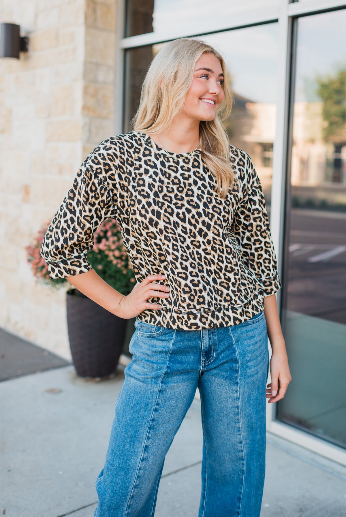 Stella Top | Leopard
