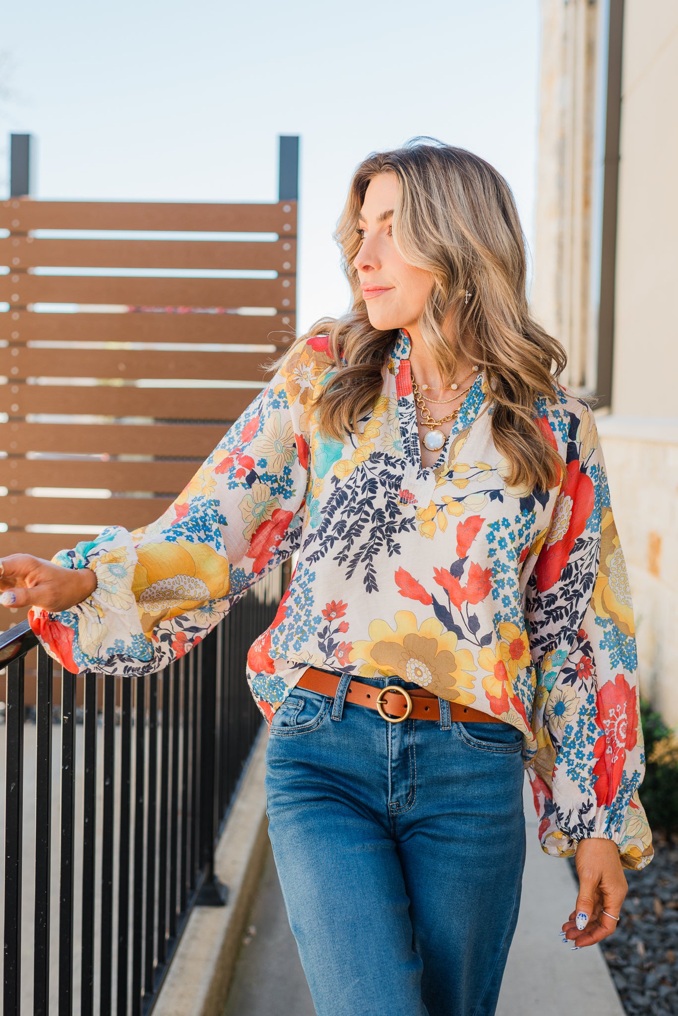 Siesta Keys Top | Mixed Floral