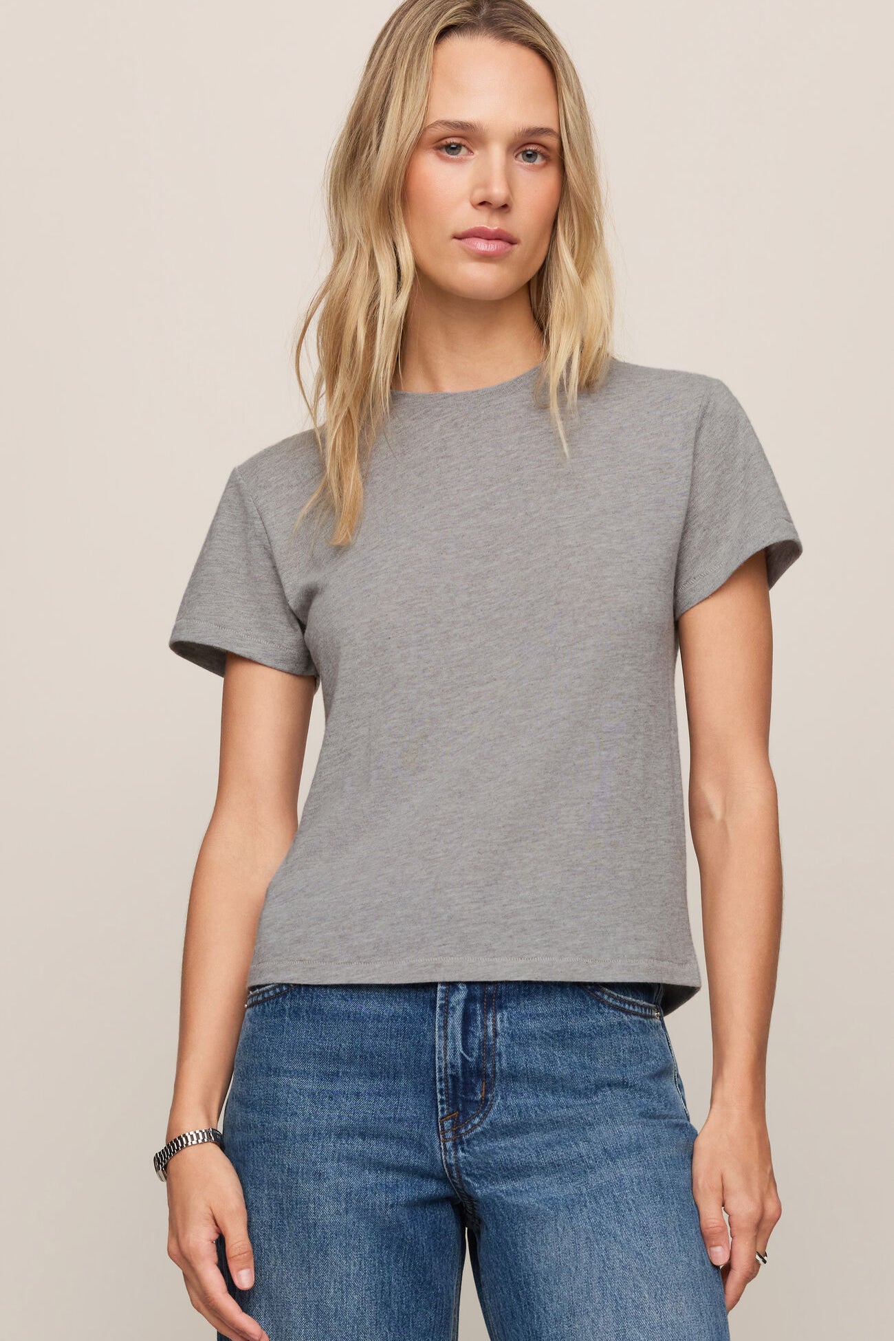 Z Supply | Tourist Jersey Tee | Heather Grey