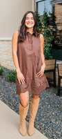 Jenn Dress | Brown