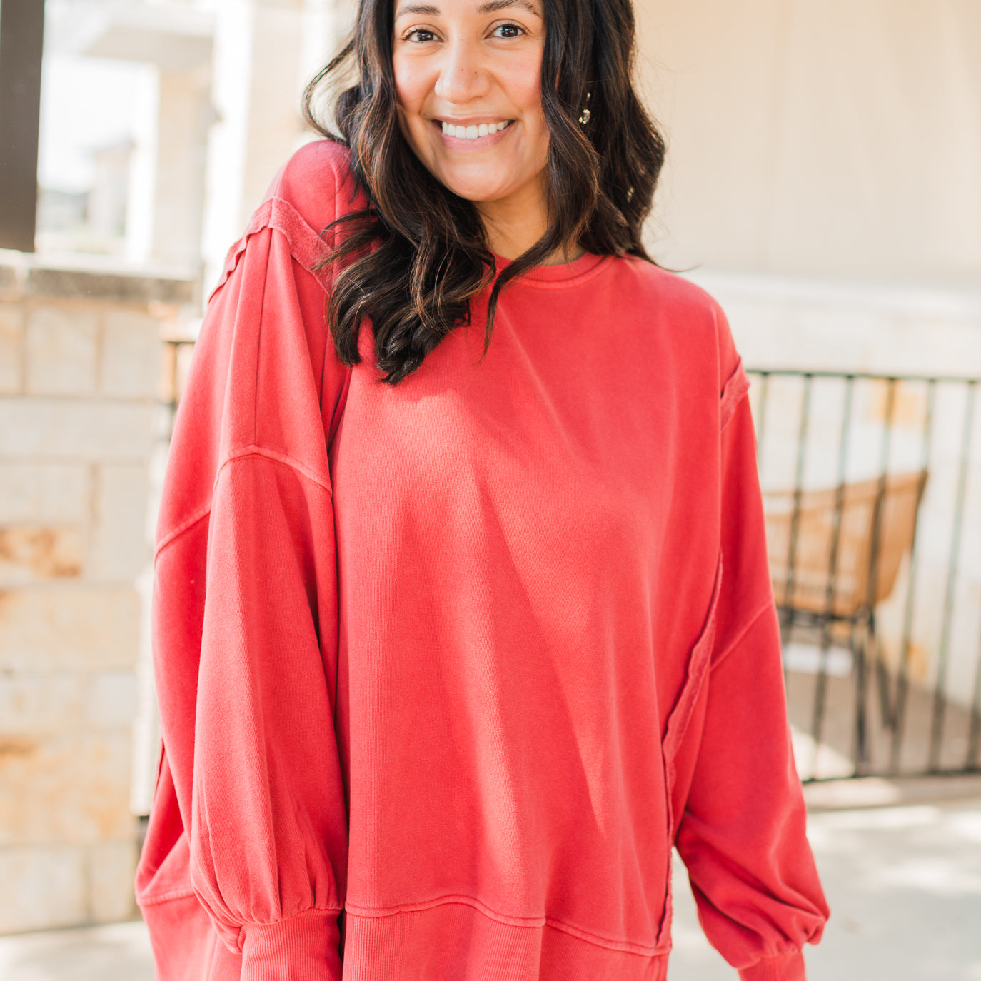 Maris Sweatshirt | Red