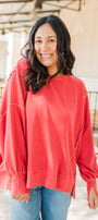 Maris Sweatshirt | Red