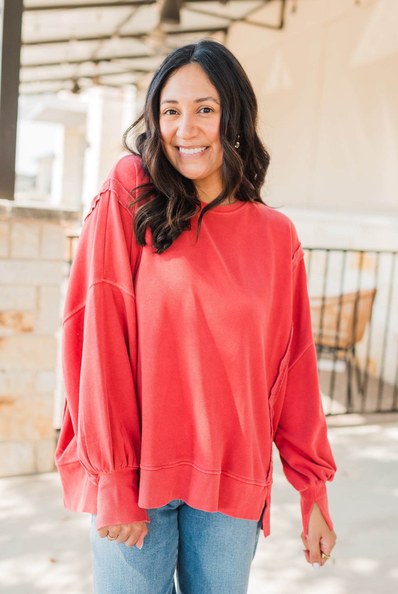 Maris Sweatshirt | Red