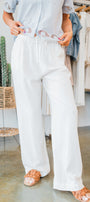 La Jolla Pants | Linen White