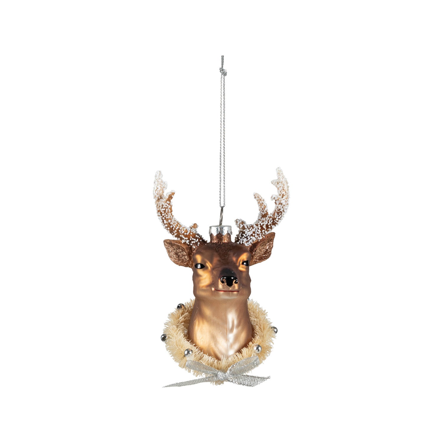 Ornament | Glass Deer Head