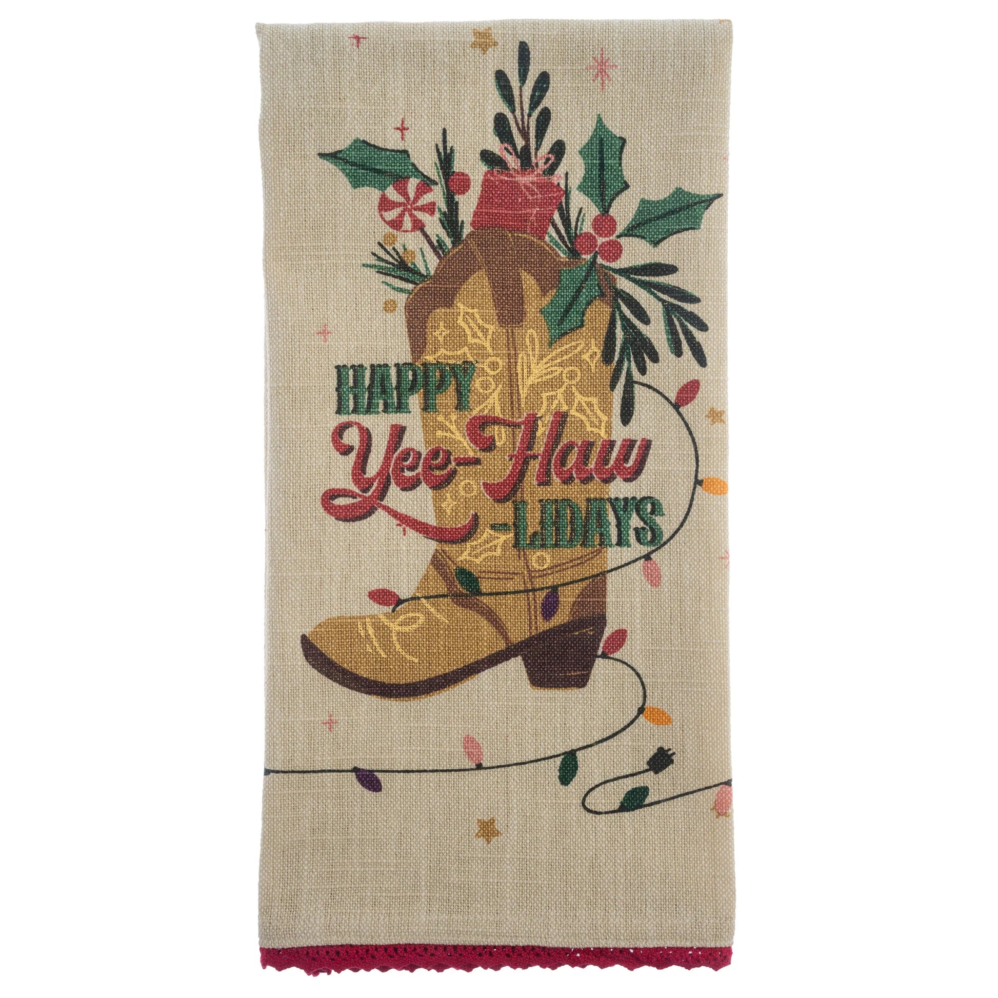Holiday Tea Towel | Happy Yeehawlidays