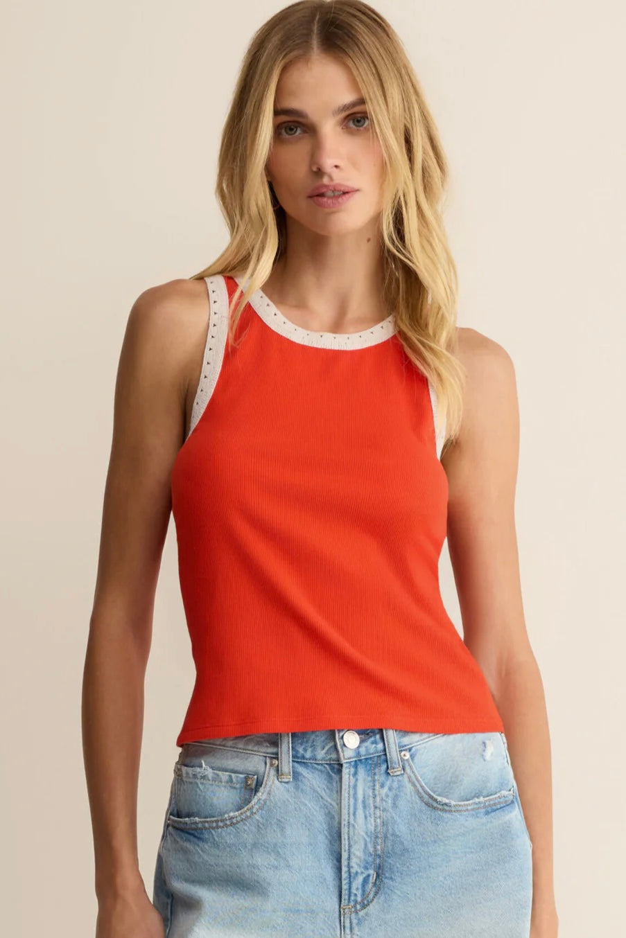 Z Supply | Clarke Rib Tank | Lychee