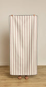 Geometry Beach Towel | Cabana Beige