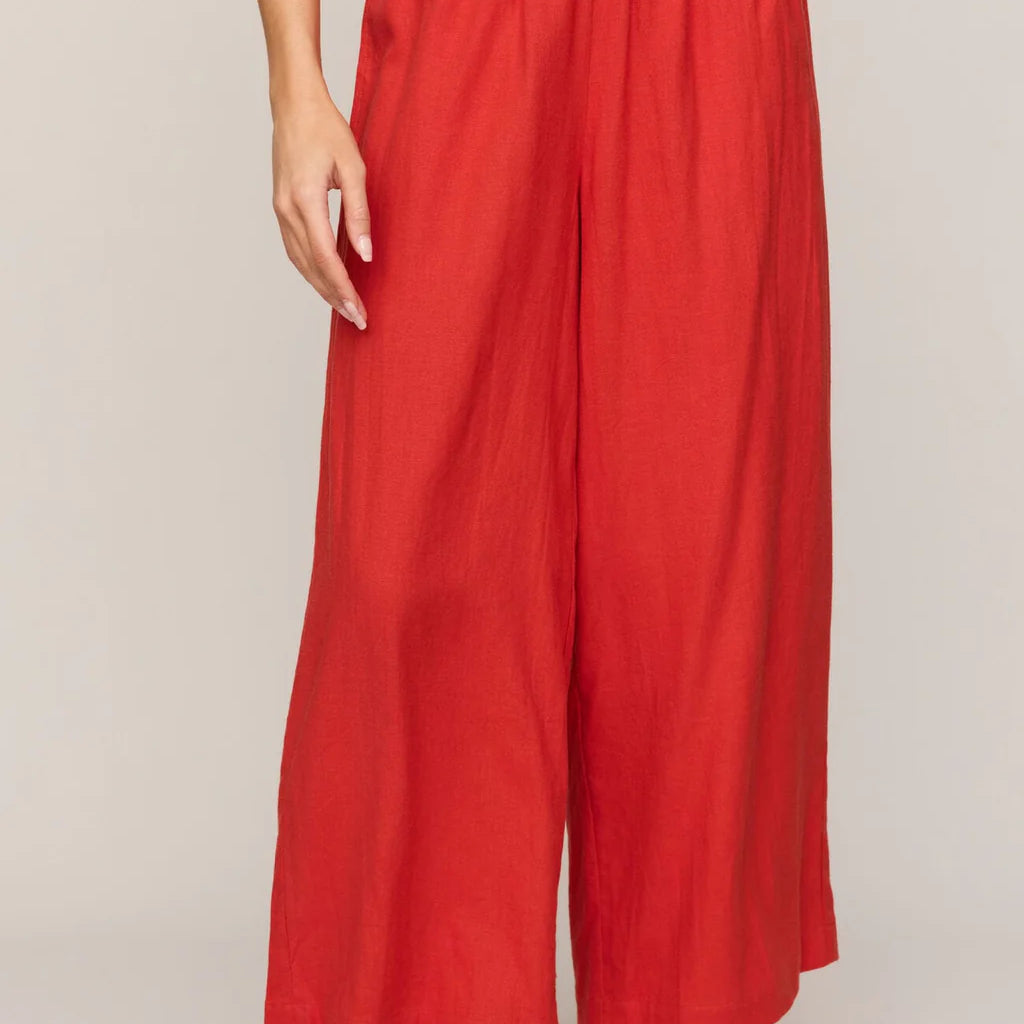 Z Supply | Scout Linen Pants | Chili Pepper