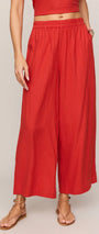Z Supply | Scout Linen Pants | Chili Pepper