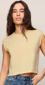 Z Supply | Flex Sleeveless Tee | Lemon Chiffon