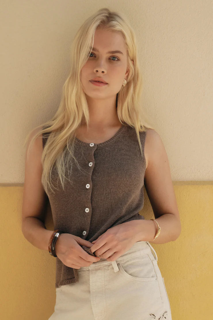 Z Supply | Syd Sweater Vest | Pebble Coast