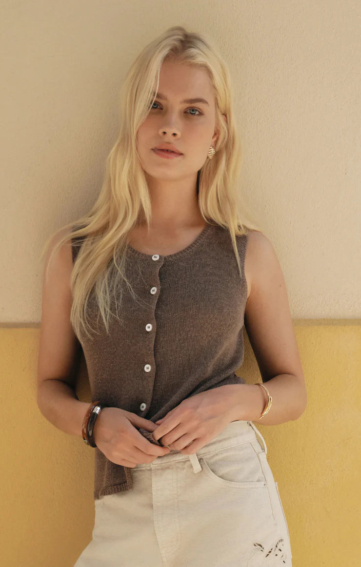 Z Supply | Syd Sweater Vest | Pebble Coast
