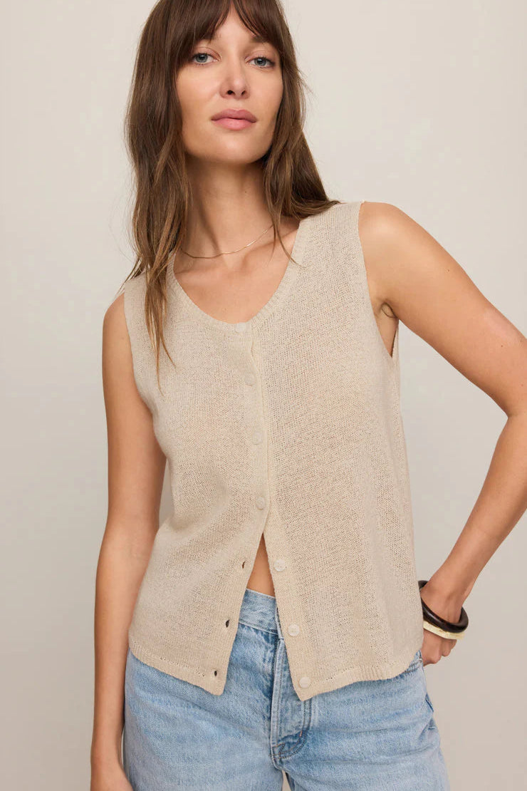 Z Supply | Syd Sweater Vest | Sandstone