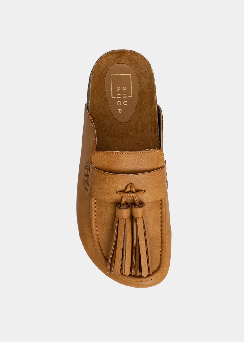Ariana Mule Loafter |  Tan