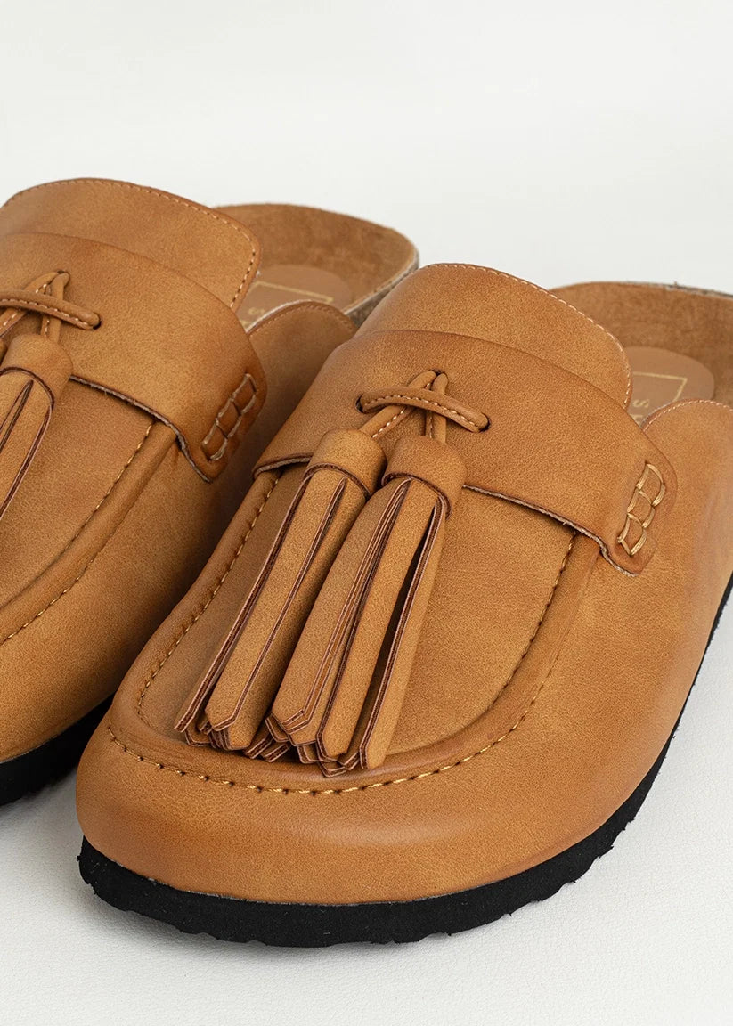 Ariana Mule Loafter |  Tan