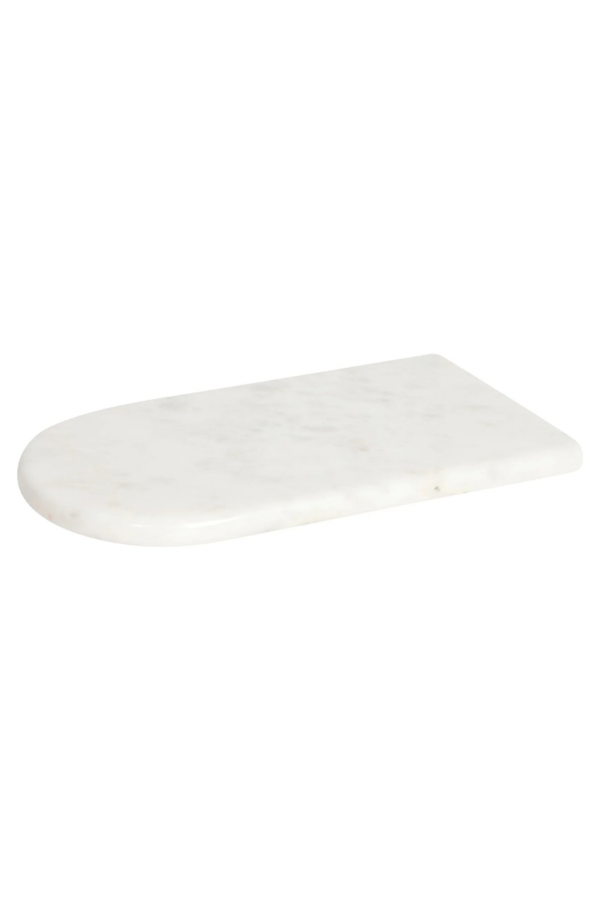 White Marble Arch Serving Board