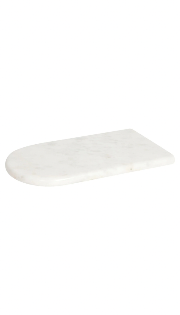 White Marble Arch Serving Board