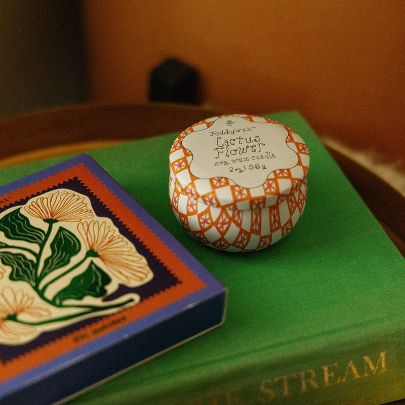 Tulip Tin Candle | Cactus Flower