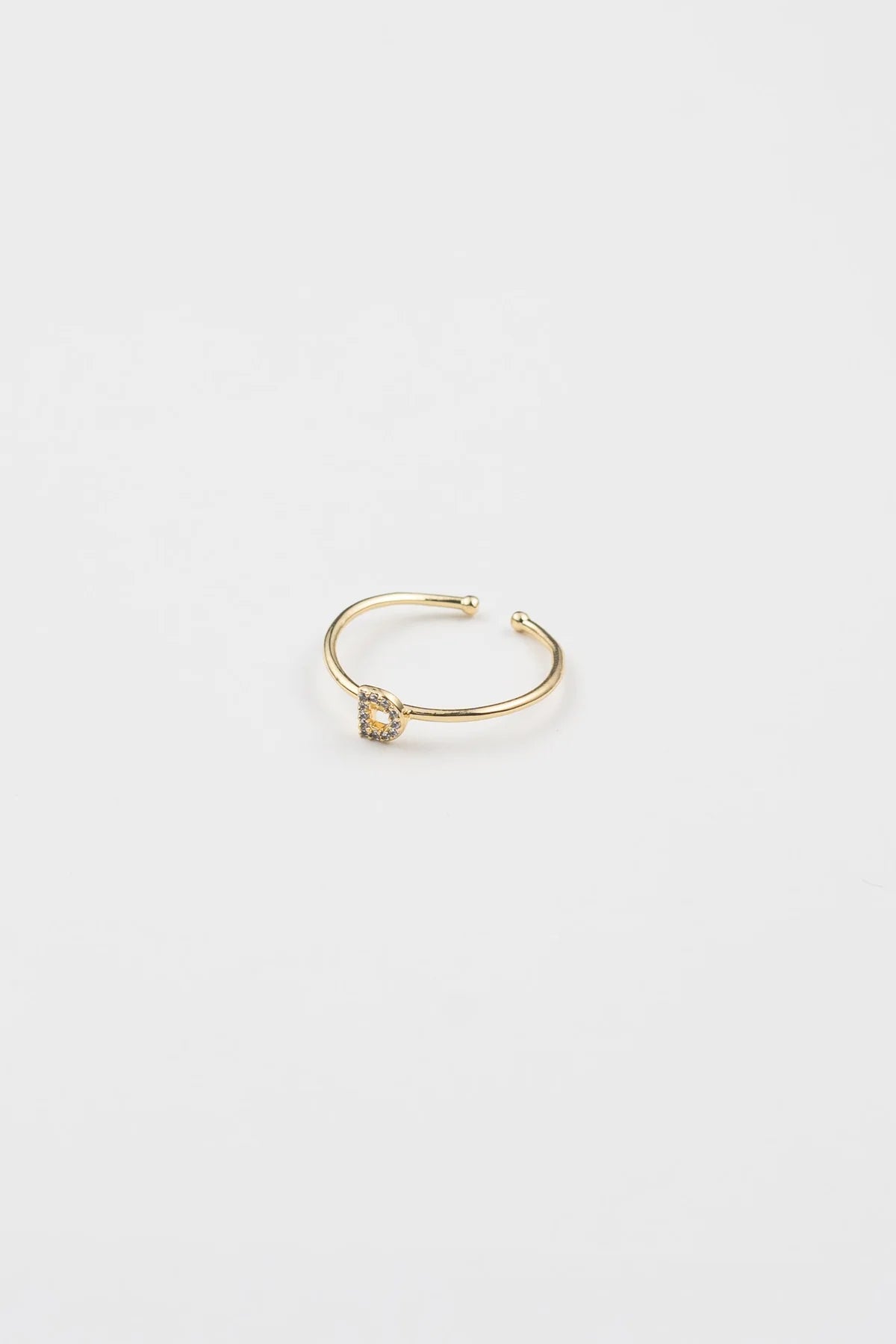 Brenda Grands | 18K Gold Initial Ring