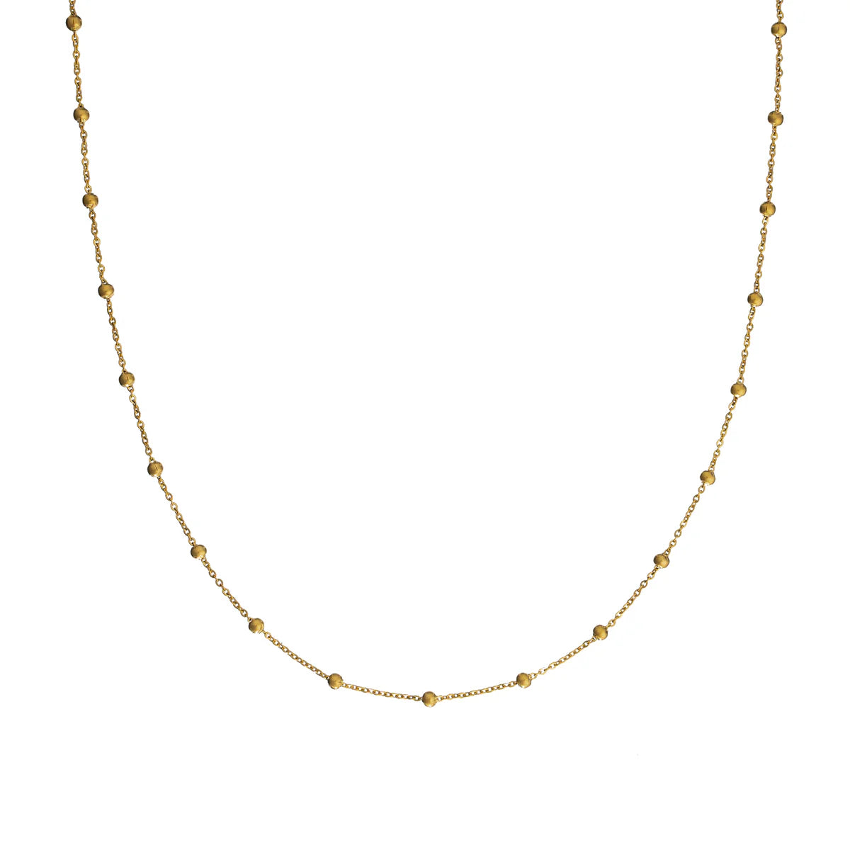18k Gold Plated Necklace | Dotted Chain