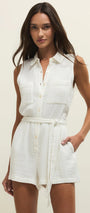Z Supply | New Light Romper | White