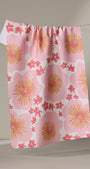 Geometry Tea Towel | Hibiscus Sunset