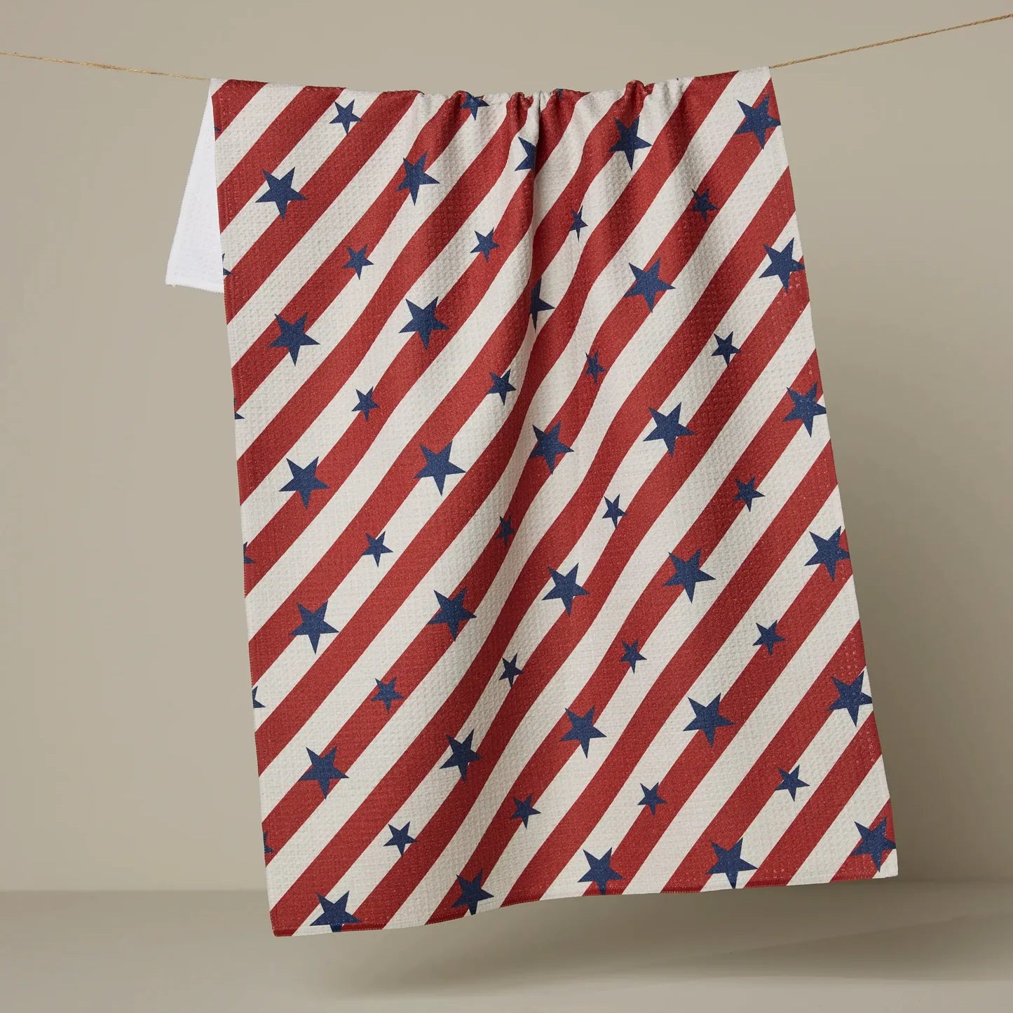 Geometry Tea Towel | Patriotic Stripe