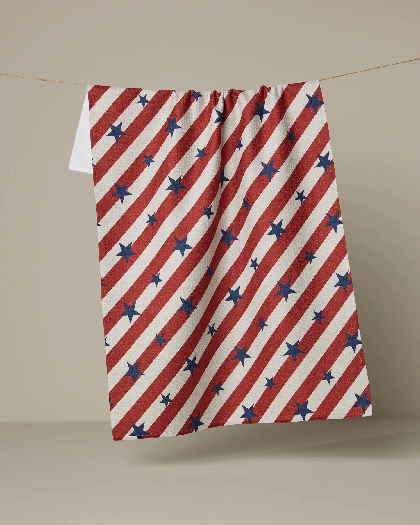 Geometry Tea Towel | Patriotic Stripe