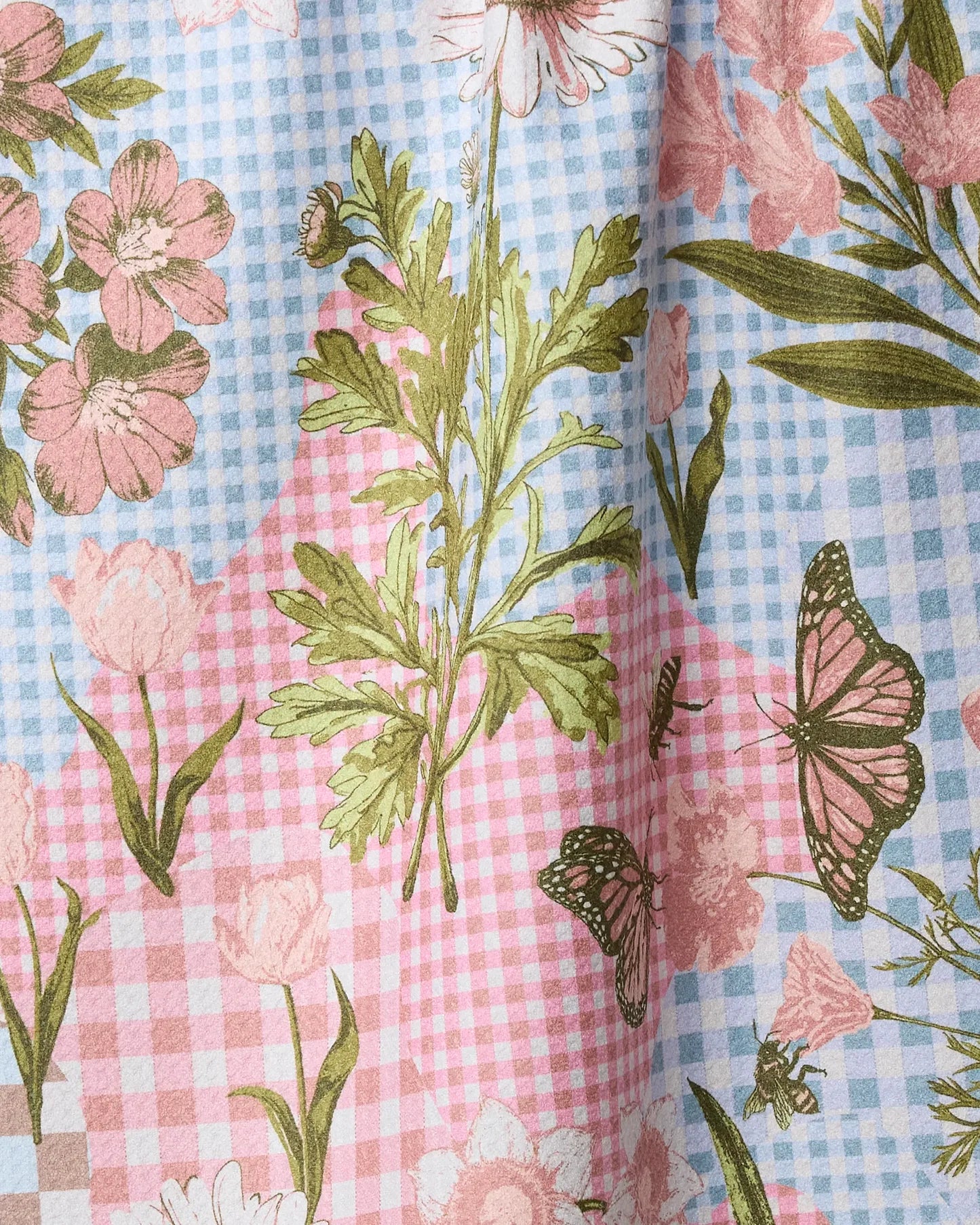 Geometry Tea Towel | Floral Collage