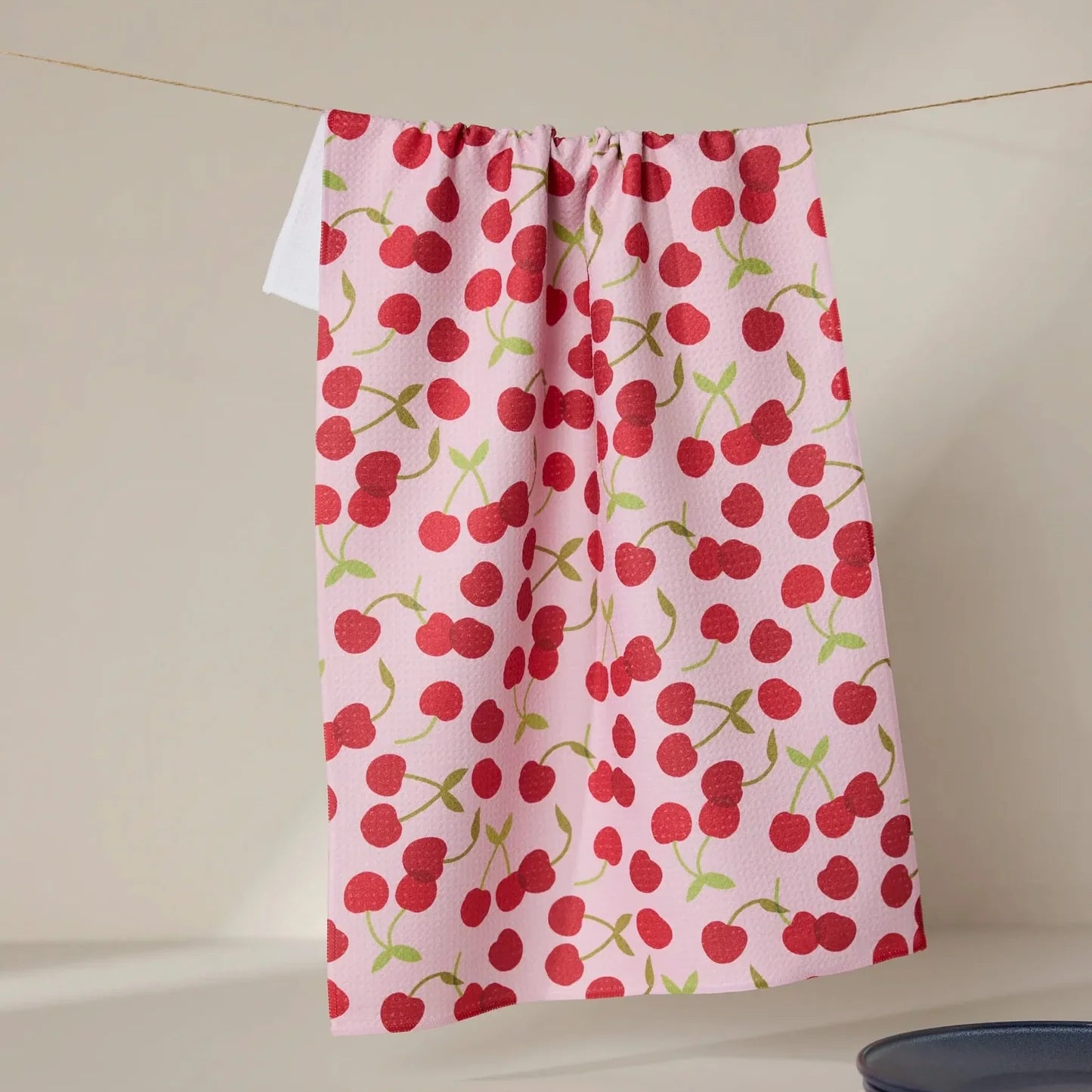 Geometry Tea Towel | Cherry Cherries