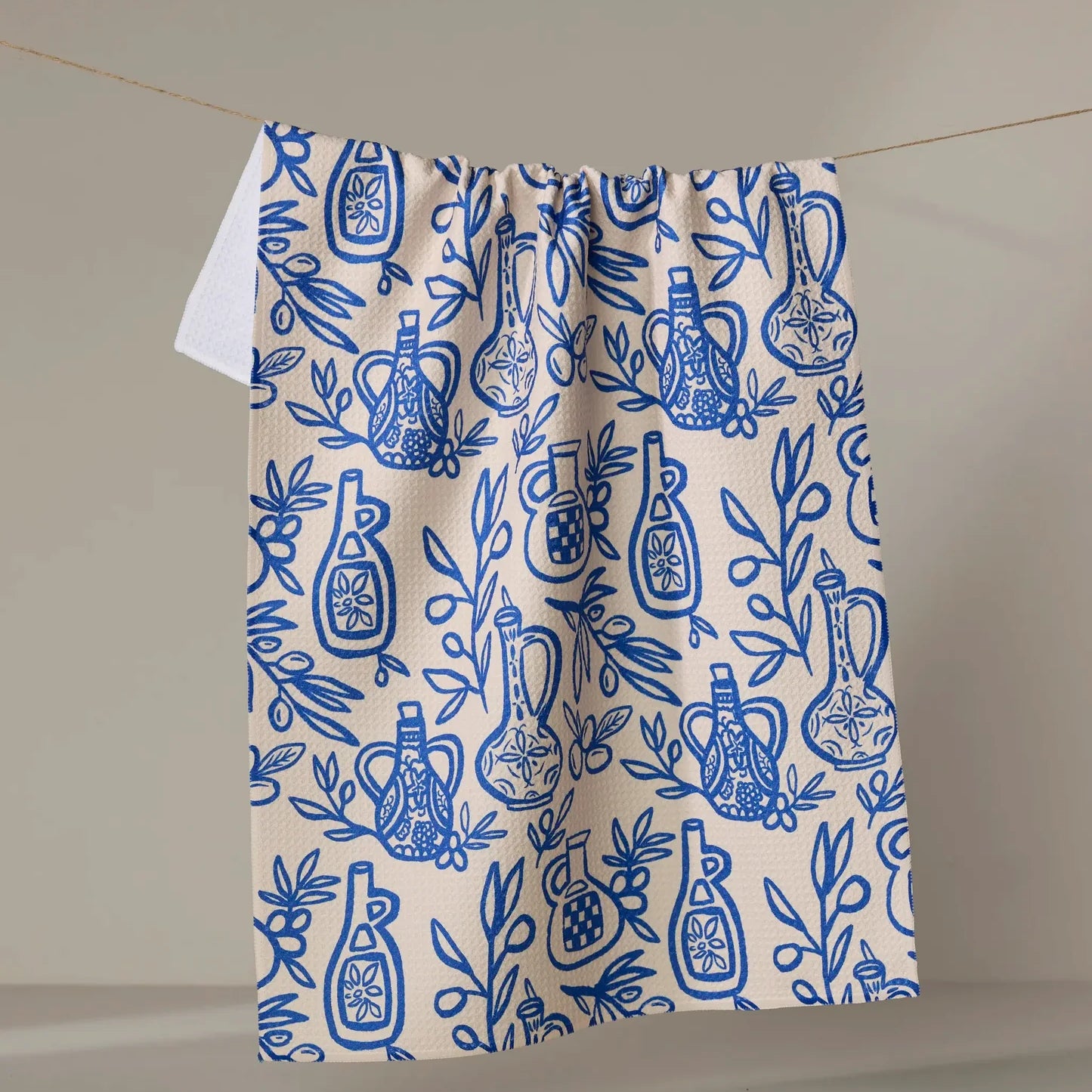 Geometry Tea Towel | Mediterranean Pour