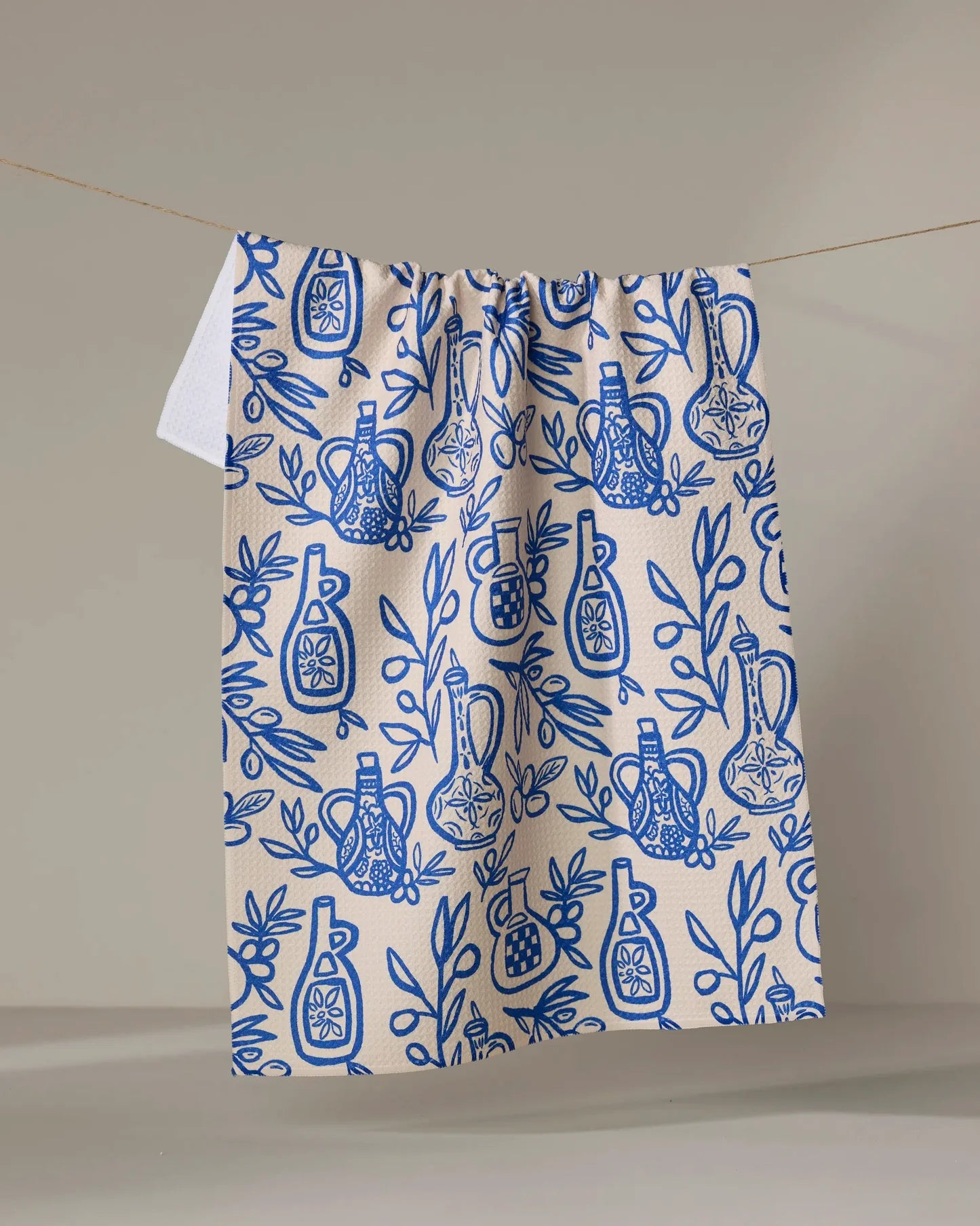 Geometry Tea Towel | Mediterranean Pour