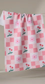 Geometry Tea Towel | Floral and Cherries